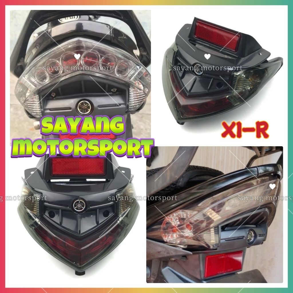 ไฟท้าย X1R TINTED LC135 V1TAIL LIGHT LC135 V1 SMOKE TAIL LAMP TINTED X1R TAILAMP CLEAR X1R ASSY X1R 