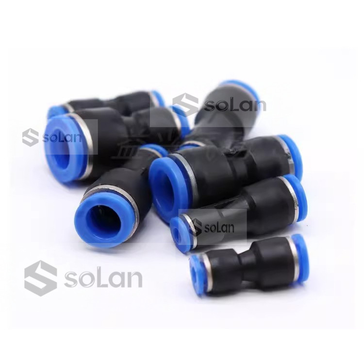 PG6-4 PG8-4-6 PG10-6-8 PG12-6-8-10 Trachea Quick Plug ข้อต่อเส้นผ่านศูนย์กลางตัวแปรตรง