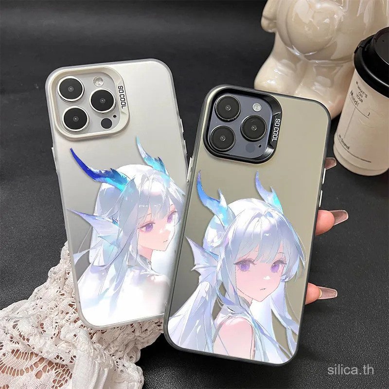 เคสโทรศัพท์ Youlong Qingying Xishi สาวการ์ตูนแฟชั่นเหมาะสําหรับ iPhone 17pro 11 12 13 pro max xr xs 