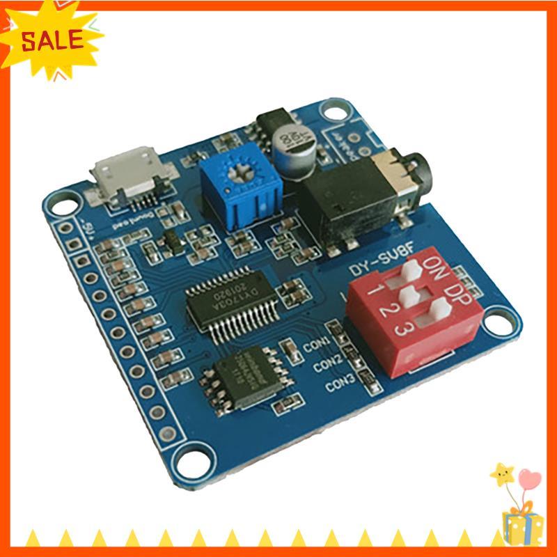 [Fast D]DY-SV8F โมดูลเล่นเสียงเครื่องเล่น MP3 UART I/O Trigger Amplifier Class D 5W 8M Storage Flash