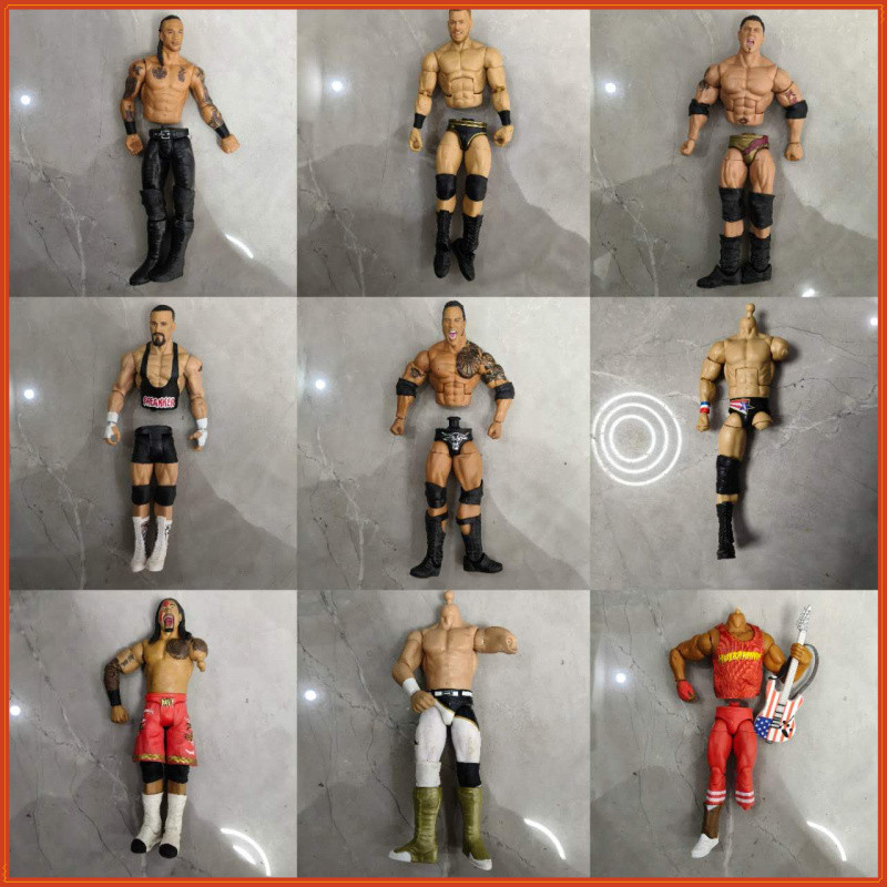 WWE รูป Wrestler ตุ๊กตา Damage Body 6-7 นิ้วเคลื่อนย้ายได้ Wrestler ตุ๊กตาอุปกรณ์เสริม