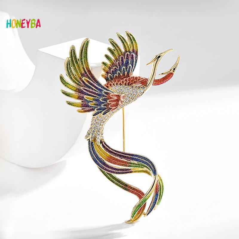 เข็มกลัดลายPhoenix สไตล์วินเทจ พร้อมเครื่องประดับแฟชัน เพิ่มความสวยงามให้ชุดของคุณ