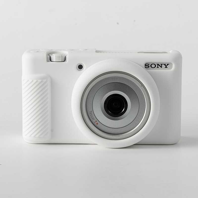 เหมาะสําหรับ Sony การ์ดสีดํา ZV1-F ZV1m2 ZV1 รุ่นที่สอง ZV1M2 ZV1F กระเป๋ากล้องซิลิโคนป้องกันกรณี 12