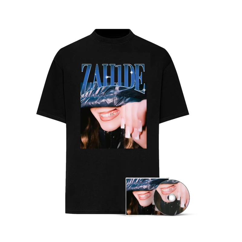 Singer Zahide Print T-shirt Women's Short Sleeve Casual Oversized Tee Merch Tee Men Women Crew Neck 