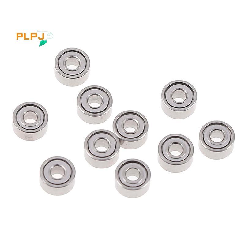 PLPJ 10 ชิ้น 681XZZ 1.5x4x2 มิลลิเมตรเปิดแบริ่งขนาดเล็ก hand bearing spinner ใหม่