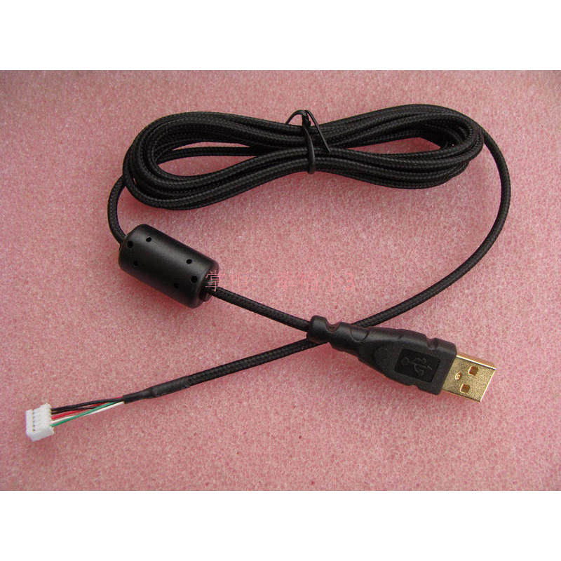 สายเมาส์ USB เหมาะสําหรับ Logitech G400S MX518 G400 เชือกร่ม G1 G100 G300 Snakeskin G400S สติกเกอร์เ