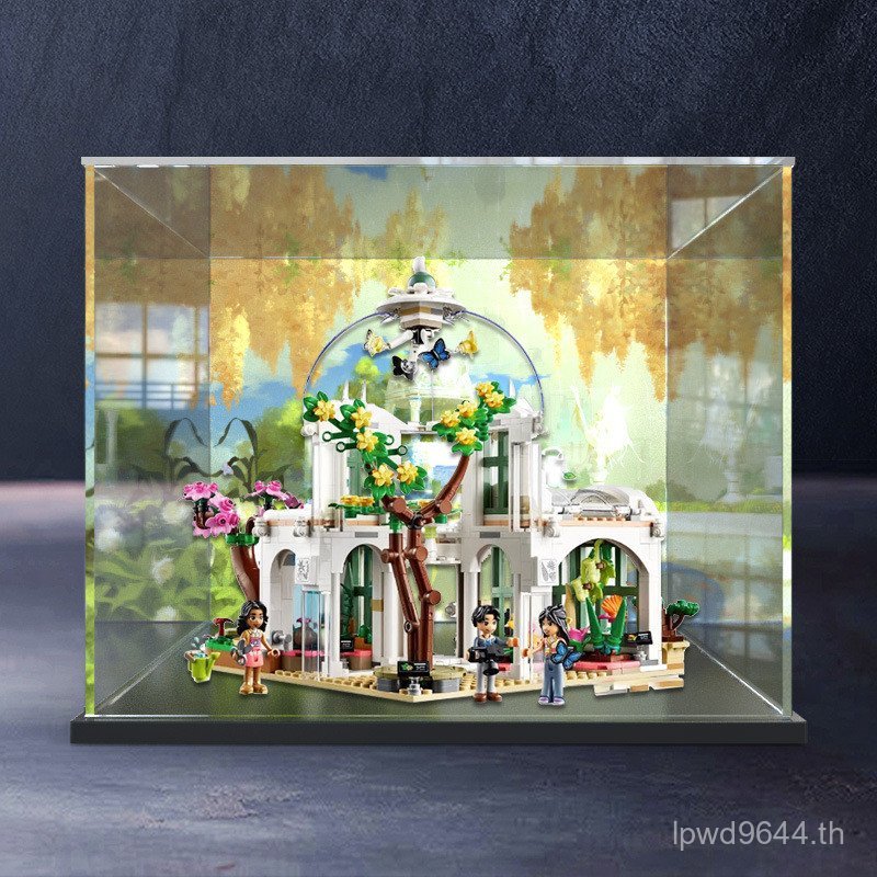 41757 ของเล่นเก็บมายากลอะคริลิคจอแสดงผลฝาครอบป้องกันฝุ่นสูงเหมาะสําหรับสวนพฤกษศาสตร์เพื่อนที่ดีกล่อง