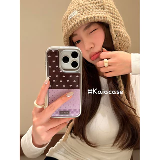 Simple Love Polka Dot เคสโทรศัพท์ Drop-Resistant สําหรับ iPhone 17 Promax 16 Promax 15 Promax 11 12 13 14plus 15plus 16e 16plus 15pro 17air