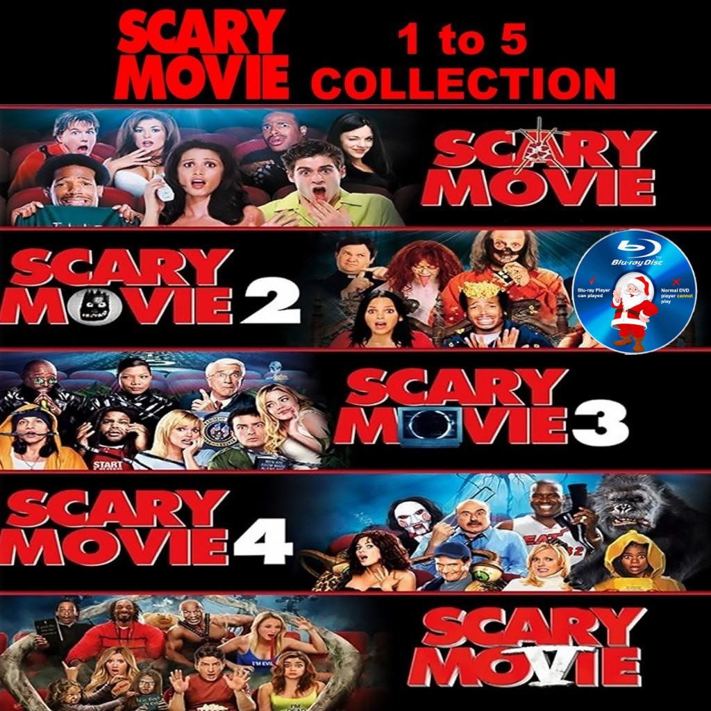 E-BLURAY SCARY MOVIE 1-5 COLLECTION  Comedy/สยองขวัญ ENGLISH MOVIE