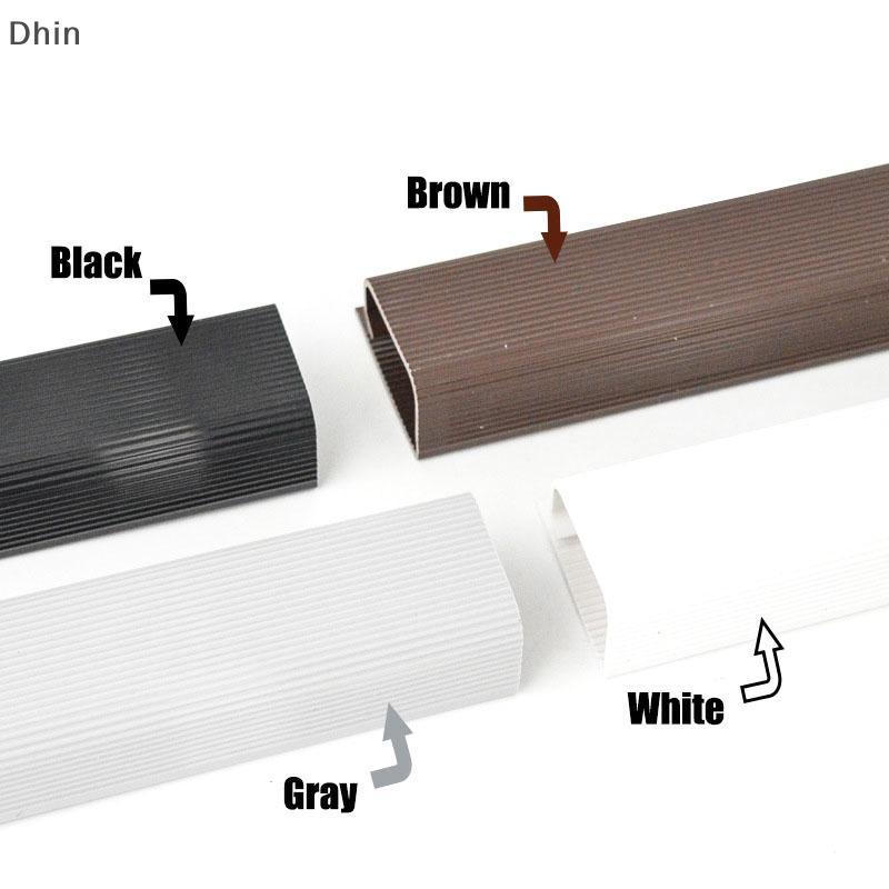 [Dhin] Channel Desk Cable Organizer Cable Management Accessories White Cable Protecter Punching Unde