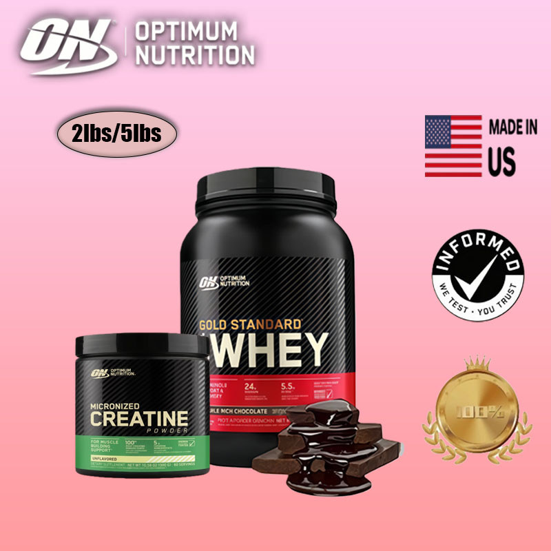 ON Optimum Nutrition Gold Standard เวย์โปรตีน 100% 2LBS/5LBS