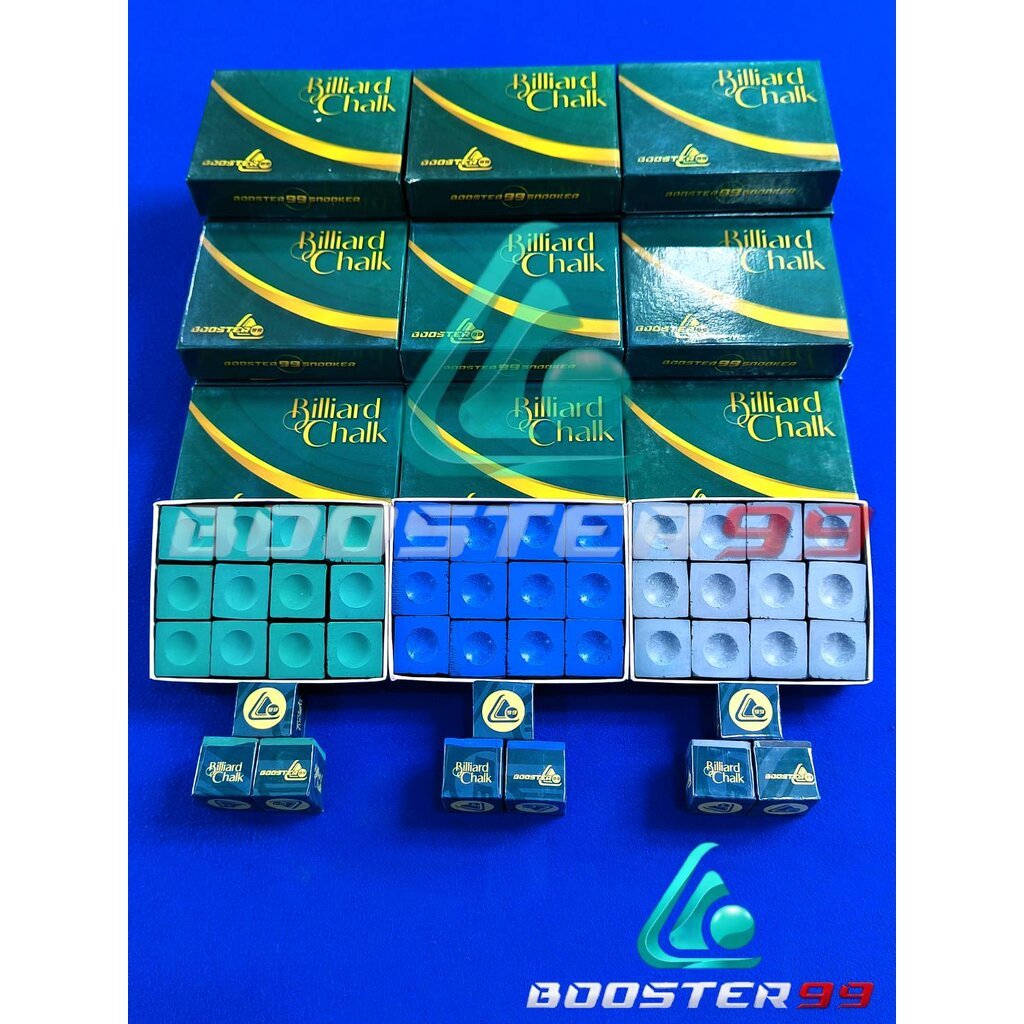 (sn10) ชอล์ก ฝนหัวคิว Booster99 เกรด มาตรฐาน เริ่มต้น *รับประกันคุณภาพ (ราคาต่อ 1 ก้อน)