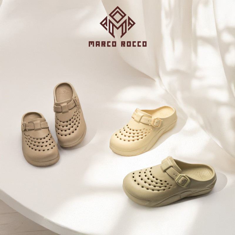 Marco Rocco รุ่น MR8027 รองเท้าเปิดส้น รองเท้าสุขภาพ รองเท้าแฟชั่น ระบายอากาศดี เพื่อการสวมใส่ที่สบายตลอดวัน Size 36-41
