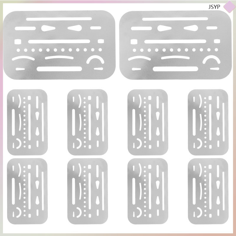 📎 Patchwork ความหนา Gauge Drawing Eraser Template Tool junshaoyipin