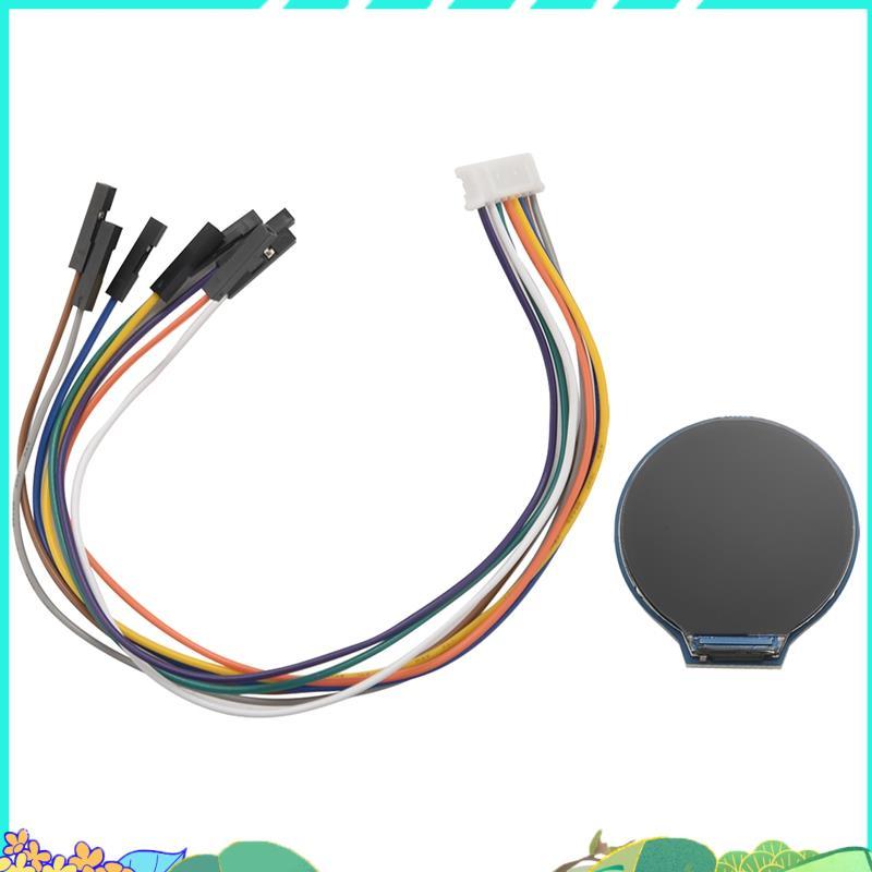 1.28 นิ้วจอแสดงผล LCD โมดูลหน้าจอ GC9A01 SPI การสื่อสาร RGB 65K รองรับสีสําหรับ Raspberry