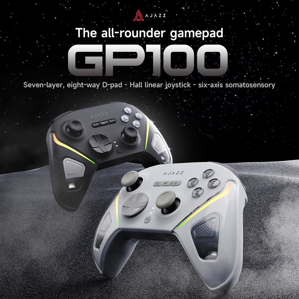 AJAZZ GP100 จอยสติ๊กไร้สายGamepad PC EsportsเกมController 800MAHสําหรับPS3/IOSโทรศัพท์/TVกล่องสําหรั