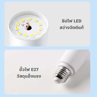 หลอดไฟLED คริสตัล ทรงกระบอก ขั้วหลอดเกลียว E27 15W/20W แสงขาว ประหยัดพลังงาน85%เหมาะสำหรับห้องนั่งเล่นห้องนอนครัวเป็นต้น