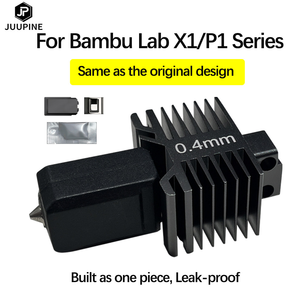 X1C Accessories For Bambu Lab X1C Hotend Bambulab P1S Nozzle P1S P1P X1 Hot End Kit Hardened Steel I