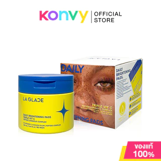 LA GLACE Pads ลากลาส โทนเนอร์แพด 160ml (Acne Care/Moisturizing/Skin Barrier/Vit C)