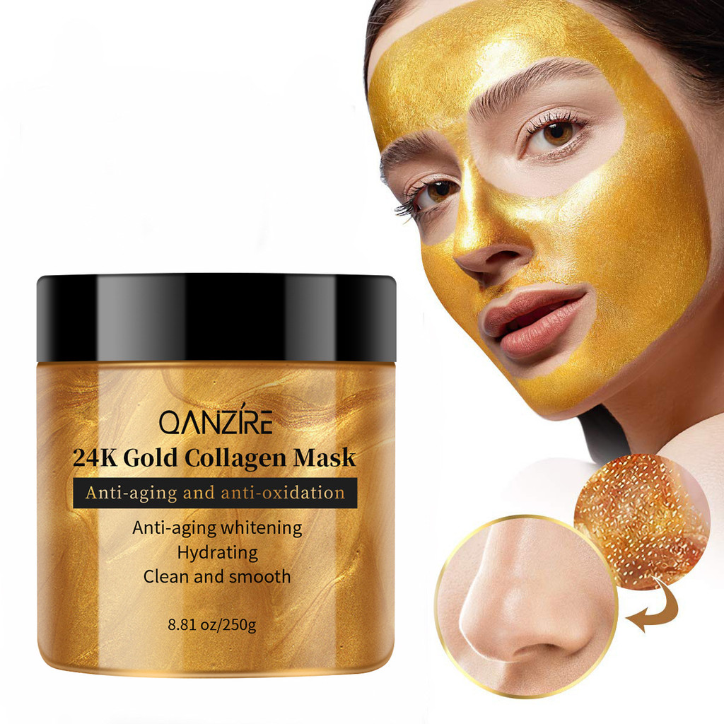 การค้าต่างประเทศ 24k Gold Bone Collagen Mask Gold Bone Collagen Mask [dse]