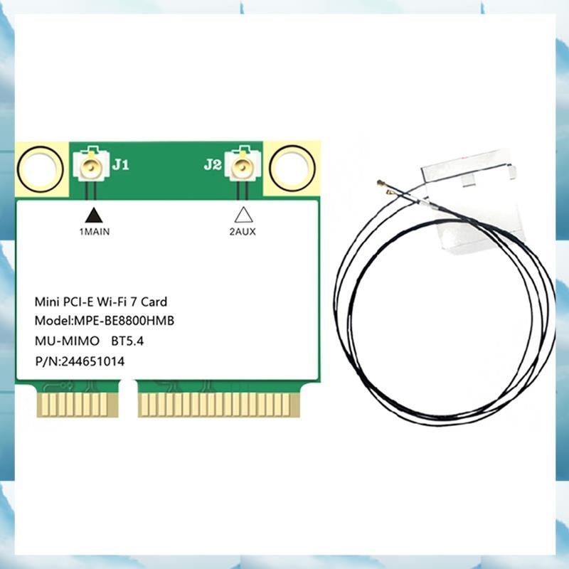 [WSB] Tri Band 2.4G/5G/6Ghz WiFi 7 Mini-Pcie Adapter BE200 8774M การ์ดเครือข่ายไร้สาย WiFi สําหรับ W