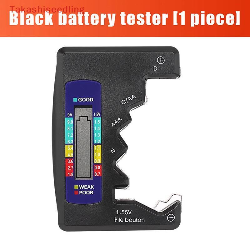 (Takashiseedling) Portable Battery Capacity Indicatorpact Size Level Tester Digital Display Battery 