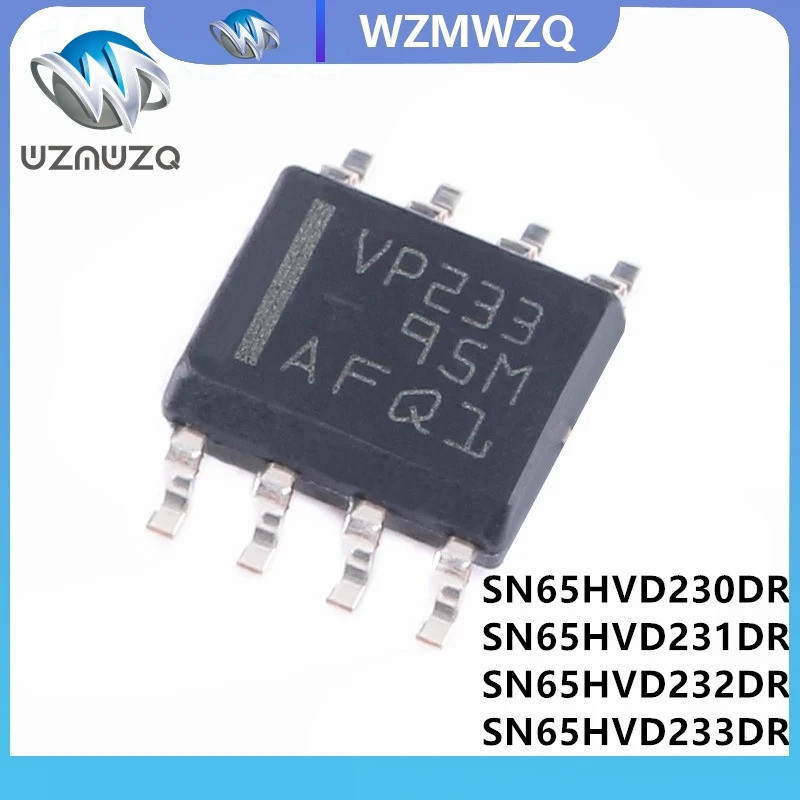 5PCS SN65HVD230DR VP230 SN65HVD231DR VP231 SN65HVD232DR VP232 SN65HVD233DR VP233 SN65HVD234DR VP-8 ใ