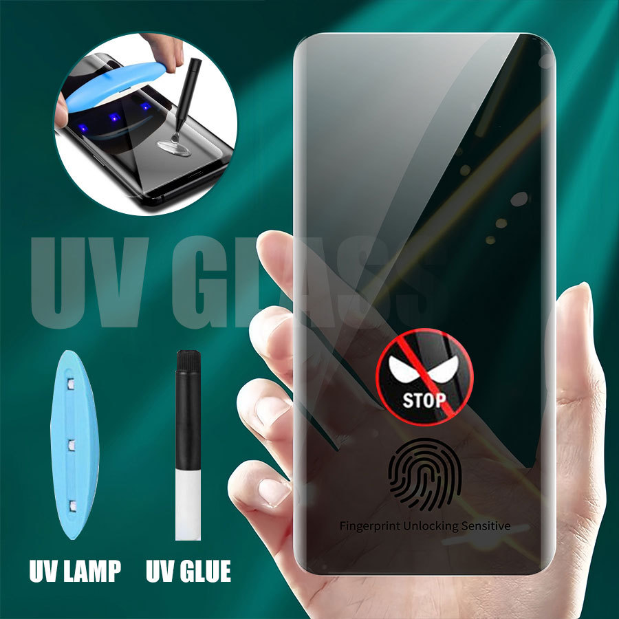 กาวเต็ม UV ความเป็นส่วนตัวกระจกนิรภัยป้องกันหน้าจอฟิล์มสําหรับ Huawei Pura 80 Pro 70 Ultra P60 Art P50 P40 P30 Nova 14 10 9 8 Mate 50 40 30 20 Pro
