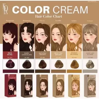 ส่งด่วน KOTA COSMETICS 100 ml.โคทา คอสเมติก คัลเลอร์ ครีม วิทเปอร์ สีย้อมผม ( มีให้เลือก 9 เฉดสี )