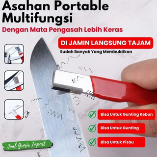 Alat Asah Pisau dan Gunting Serbaguna Professional Mini Portable Pen Shape Knife Sharpener