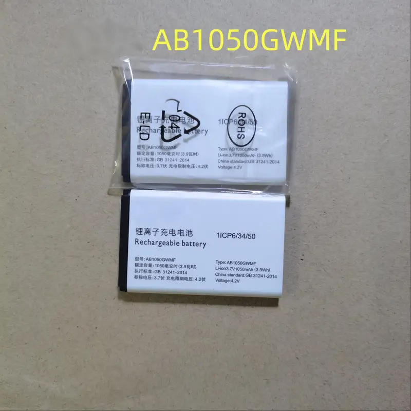 1-3pcs สําหรับ Philips E103 E106 E163K E218L E258S AB1050GWMT/GWMF แบตเตอรี่โทรศัพท์มือถือ