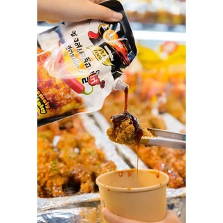 [มีฮาลาล] ซอสเคลือบไก่ สูตรเผ็ดคูณ2 1000กรัม ซอสไก่เกาหลี ซอสไก่ทอด ซอสเผ็ดเกาหลี ซอสไก่เผ็ด