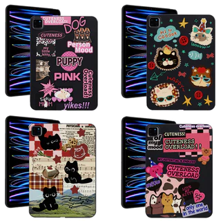 เคสสำหรับ For iPad 10.2''(2021/2020/2019) 10.9''(2022) 11''(2025) เคสป้องกันด้านหลังแบบบางและน้ำหนักเบา Mini 7 6 5 4 3 2