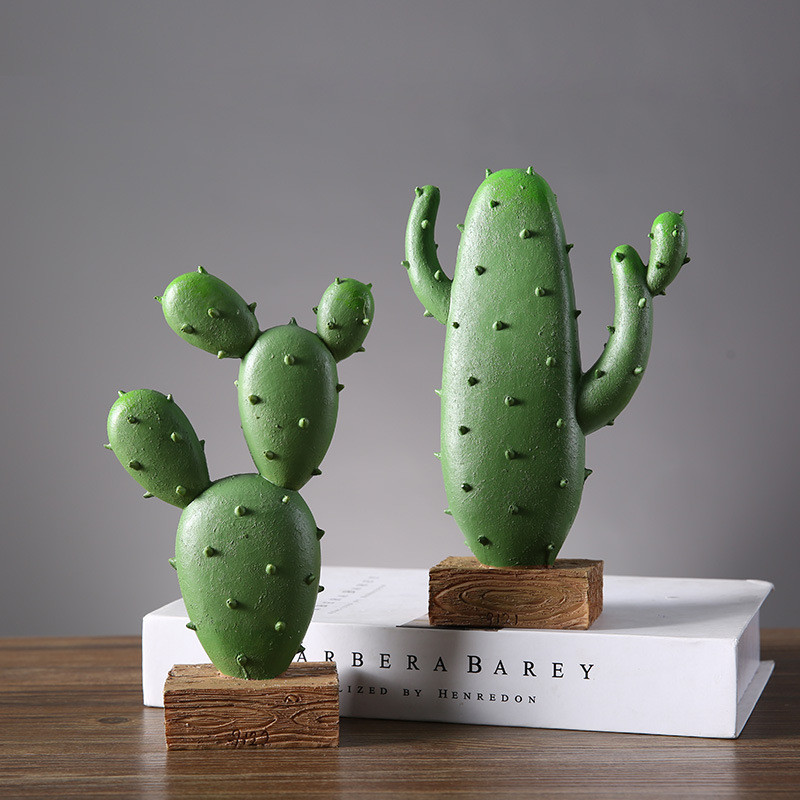 9V7T Entrance ตู้กระบองเพชรประติมากรรมเครื่องประดับ Office Desktop จําลองห้องนั่งเล่นตกแต่งห้องนอน P