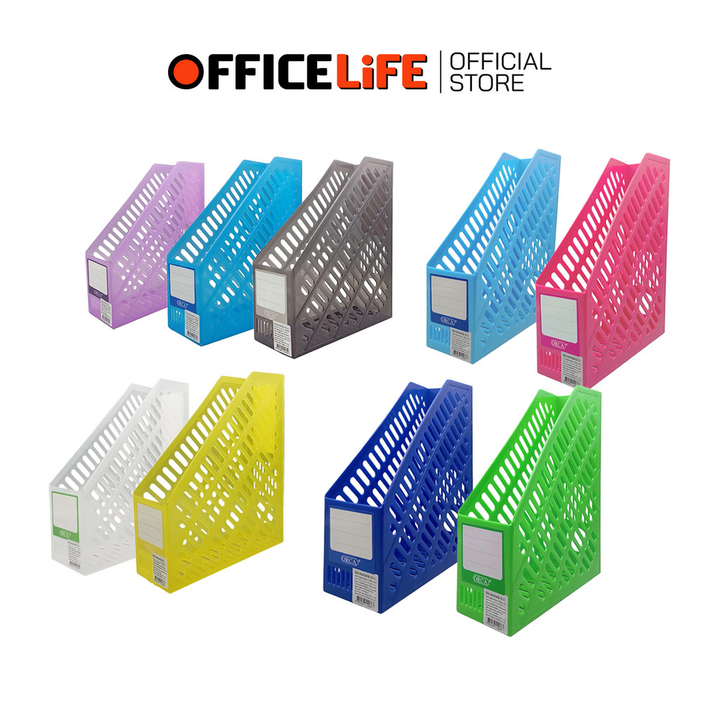 Orca (ออร์ก้า) Magazine Holder รุ่น BF-93 ที่ใส่แม็กกาซีน ที่ใส่เอกสาร มีทั้งแบบสี ใส / ทึบ ( 1 ชิ้น