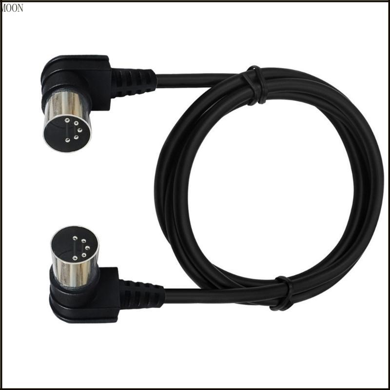 MOON Din 5pin สาย MIDI สาย MIDI 5-Pin DIN ชายชาย MIDI อะแดปเตอร์สาย 1M 1 5M 3 เมตร