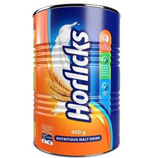 Horlicks Malt Drink Tin 400 g. ฮอร์ลิค เครื่องดื่มมอลท์ (05-…