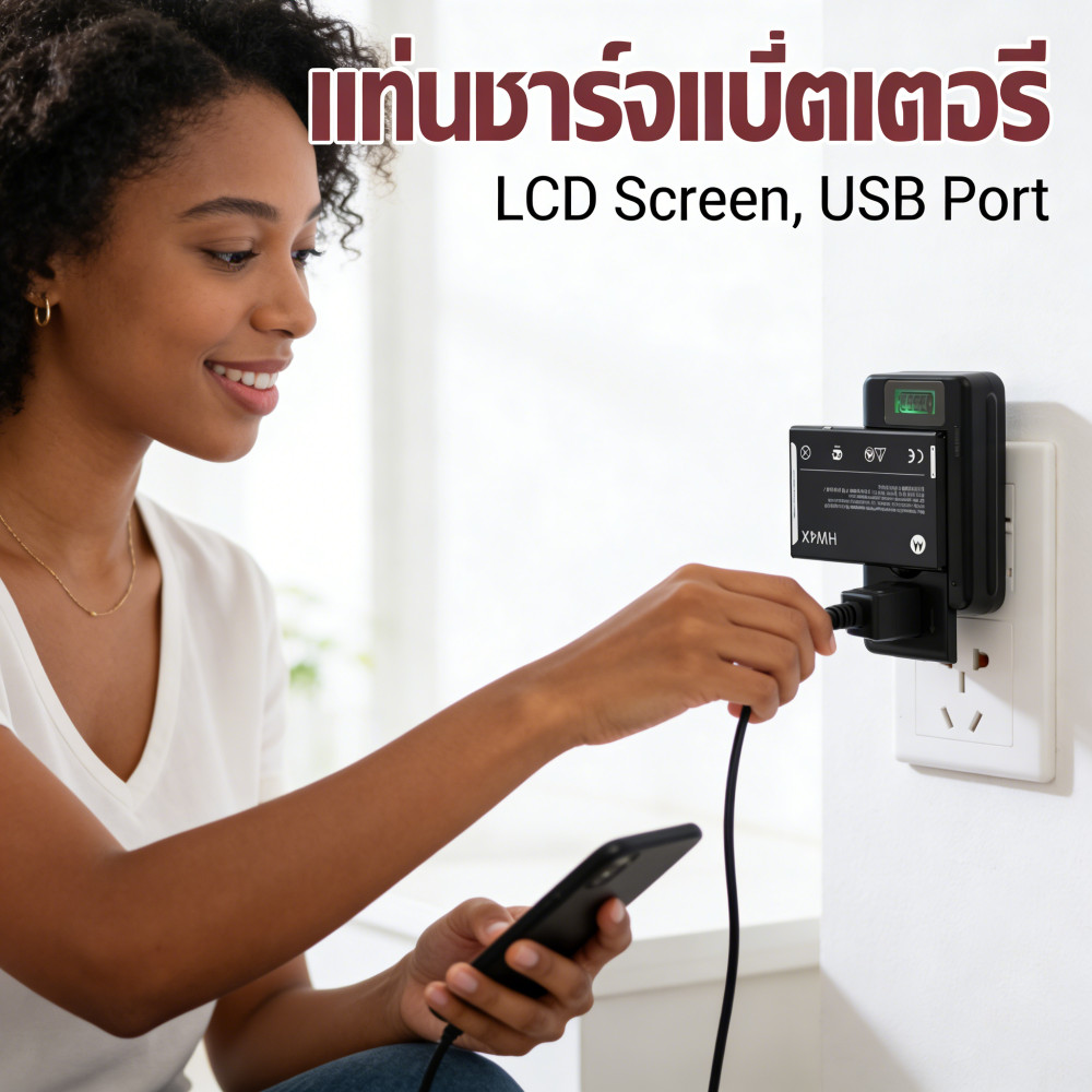 เพราะชาร์จเครื่องกล้องแบตเตอรี่พร้อมทางลงแบตเตอรี่โทรศัพท์LCD