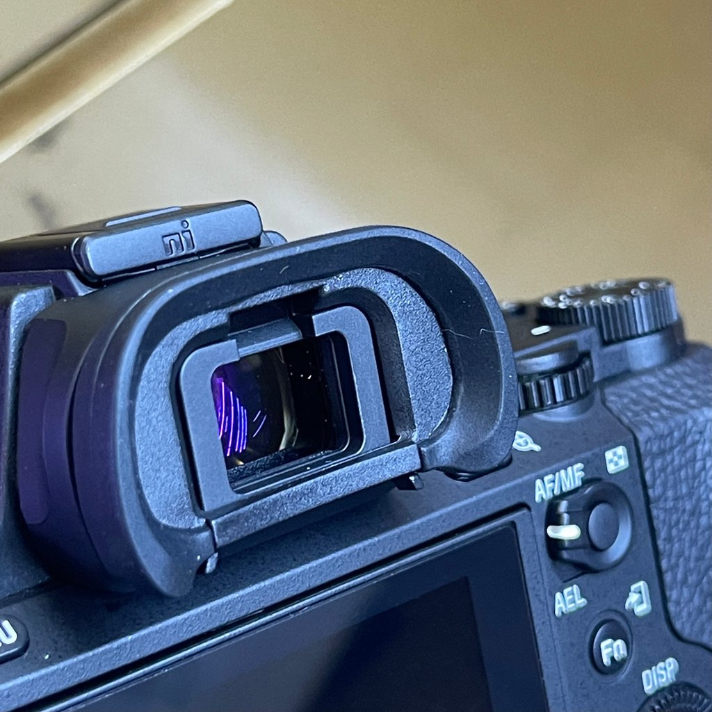 เหมาะสําหรับ Sony A7M3 A7R3 A7R4 A9M2 A7 A99M2 Micro Single Eye Mask FDA-EP18 Goggles Mask