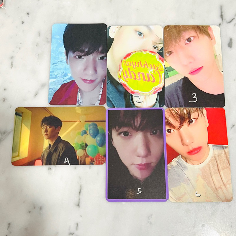 PC Photocard อย่างเป็นทางการ EXO Baekhyun Bambi & Delight