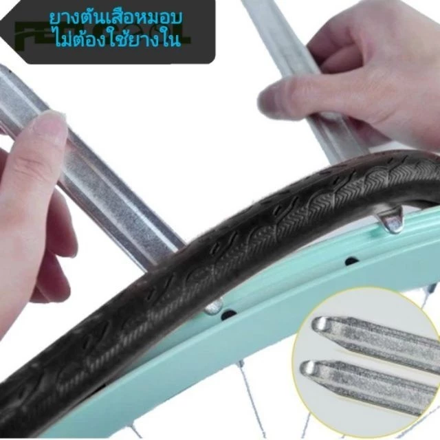 【1 ฟรี 1】 COD 700x23c ยางตันจักรยาน เสือหมอบ รถทัวริ่ง ยางคุณภาพสูง ทนทาน เหมาะทุกสภาพการใช้งาน thumbnail 6
