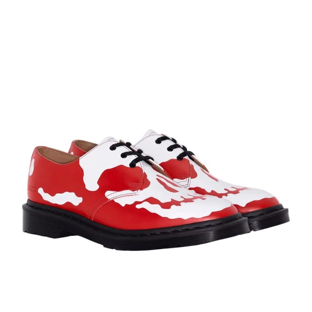 Supreme × Dr.Martens 1461 Skull 3 Eye Shoe RedWhite (25FW Week 14) Unused