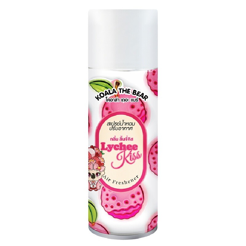 KOALA THE BEAR สเปรย์ปรับอากาศ กลิ่นลิ้นจี่คิส ขนาด 350 มล.