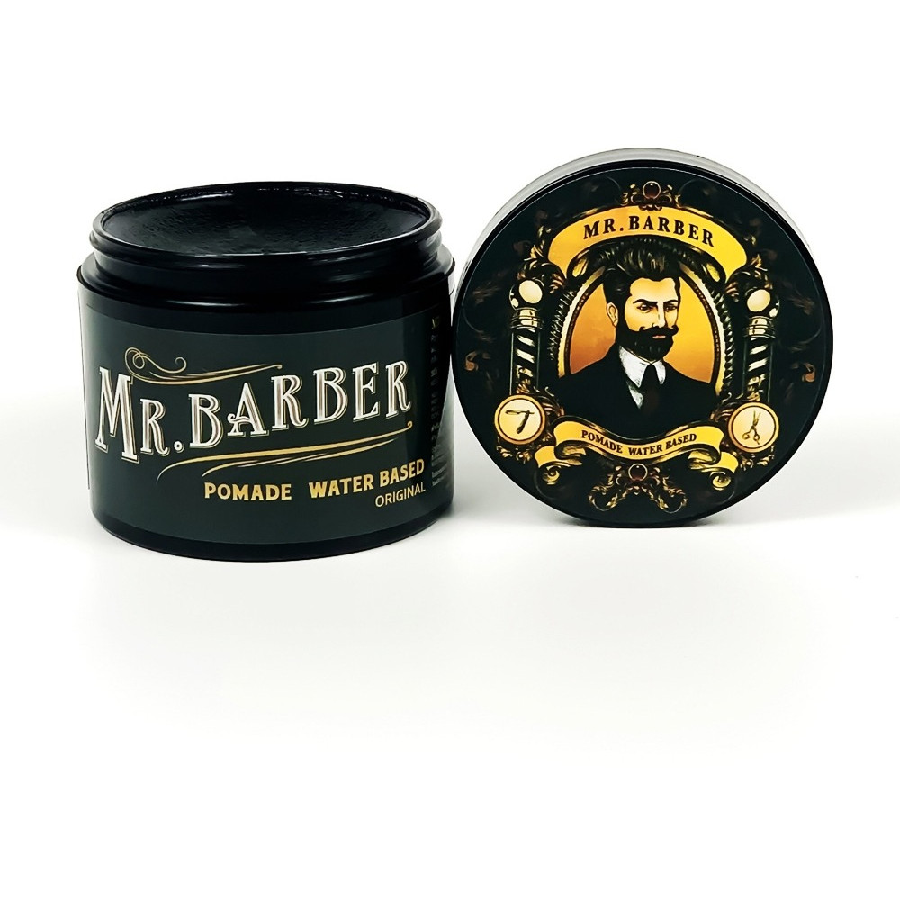 mr barber pomade men  รุ่นGreen เซ็ตผมผู้ชาย ปอมเมด โพเมด แว๊กซ์จัดทรงผม