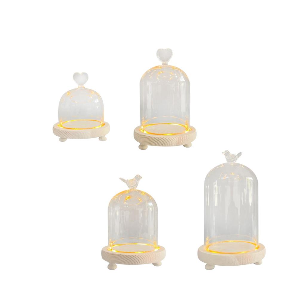 [mibum01eb] Glass Cloche Dome Cloche Dome Cloche Bell Glass Display Case Wedding Clear Bell Jar