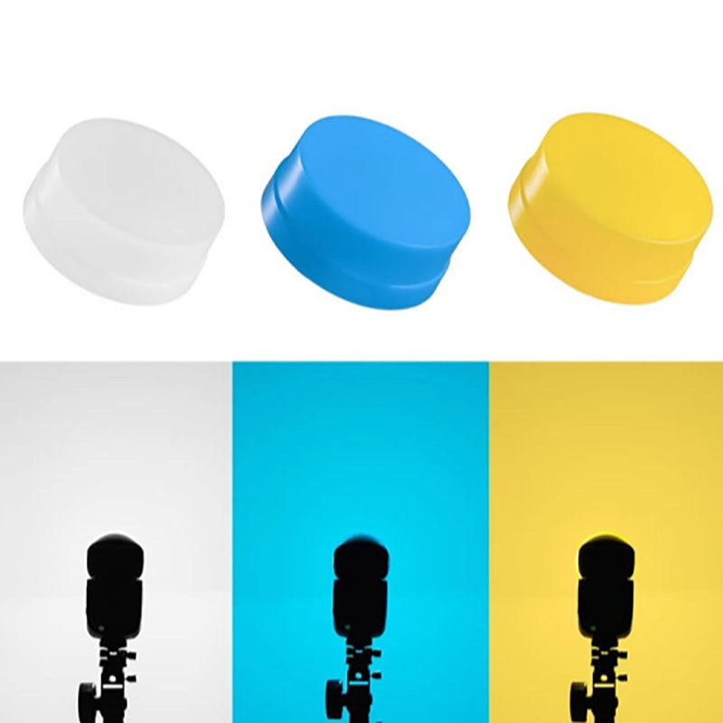 Godox Flash Diffuser Cover For Godox V1PRO Godox V100 Godox V1 Speedlite Flash White Blue Yellow Dif