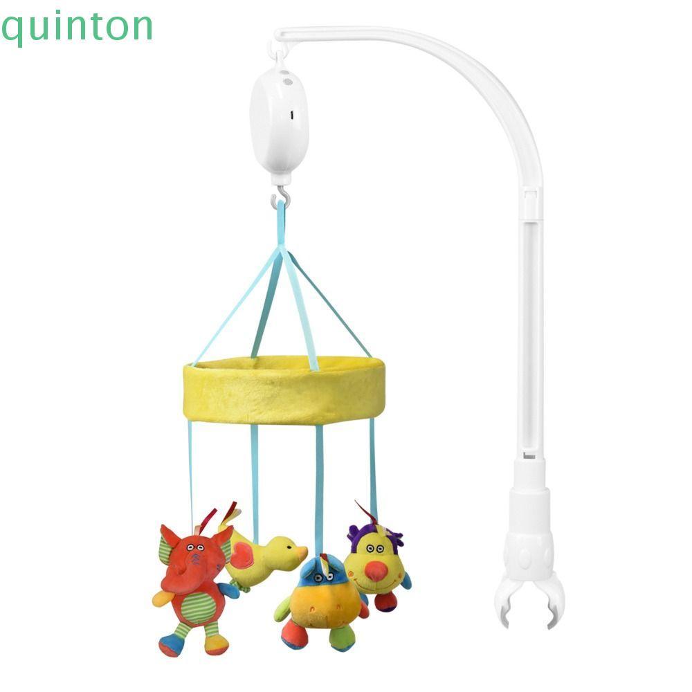 QUITON Crib Toy Holder, Hanging Rack หมุนเตียง Bell แขวนคลิป, ทารกแรกเกิด DIY อุปกรณ์ Non-Skid Mobil