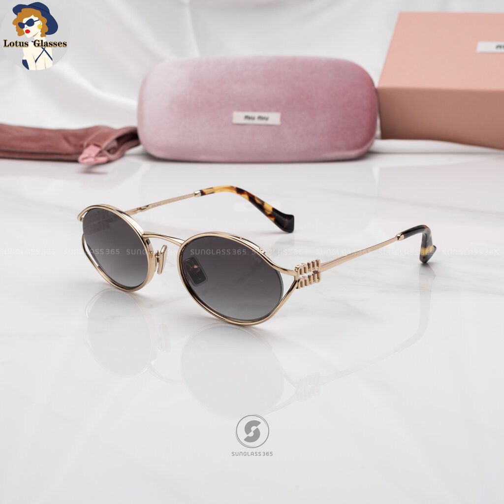 🍀แว่นกันแดด Miu Miu Logo MU52YS ZVN5D1