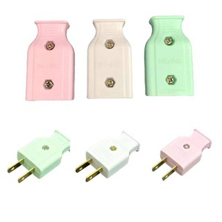 ZJ HOMEปลั๊กไฟ(ตัวผู้และตัวเมีย)จะจัดส่งในสีแบบสุ่มผลิตจากพล…