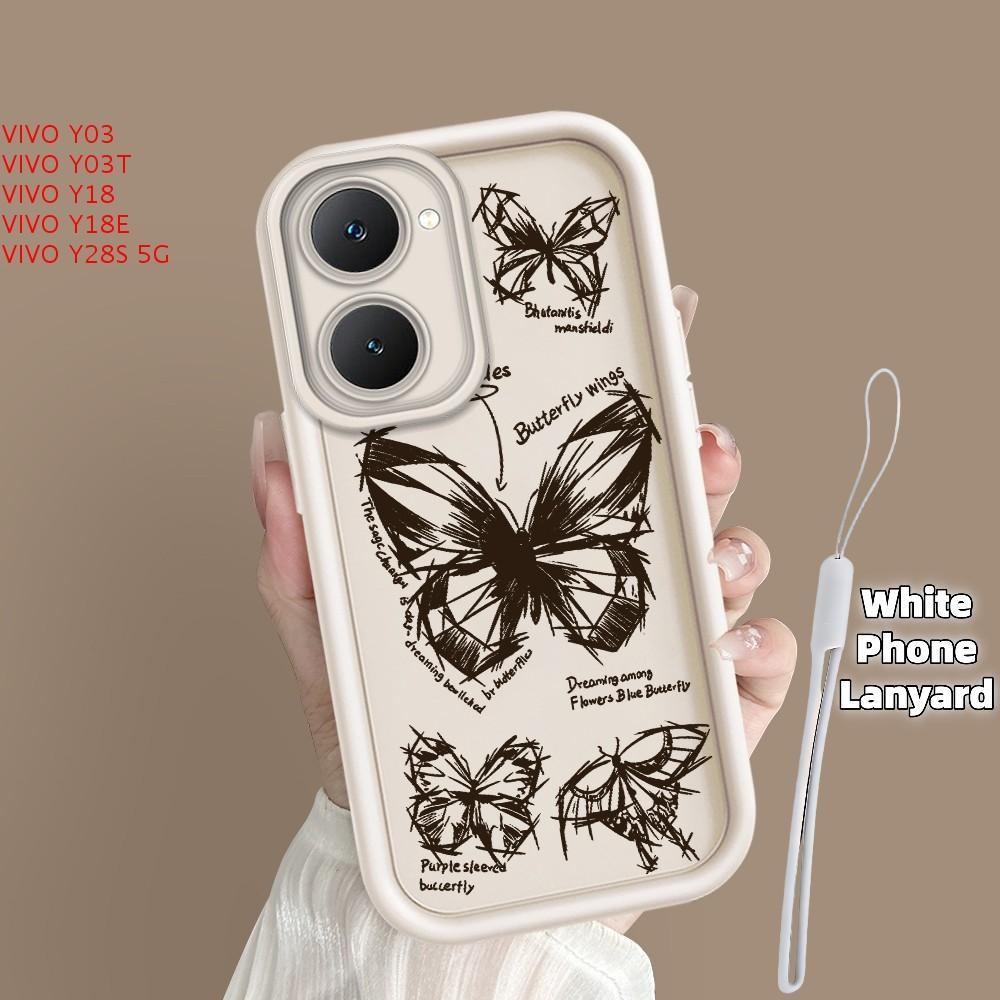 VIVO Y03 Y03T Y18 Y18E Y28S 5G เคส Cute เคสวีโว่ เคสโทรศัพท์ TY T20562